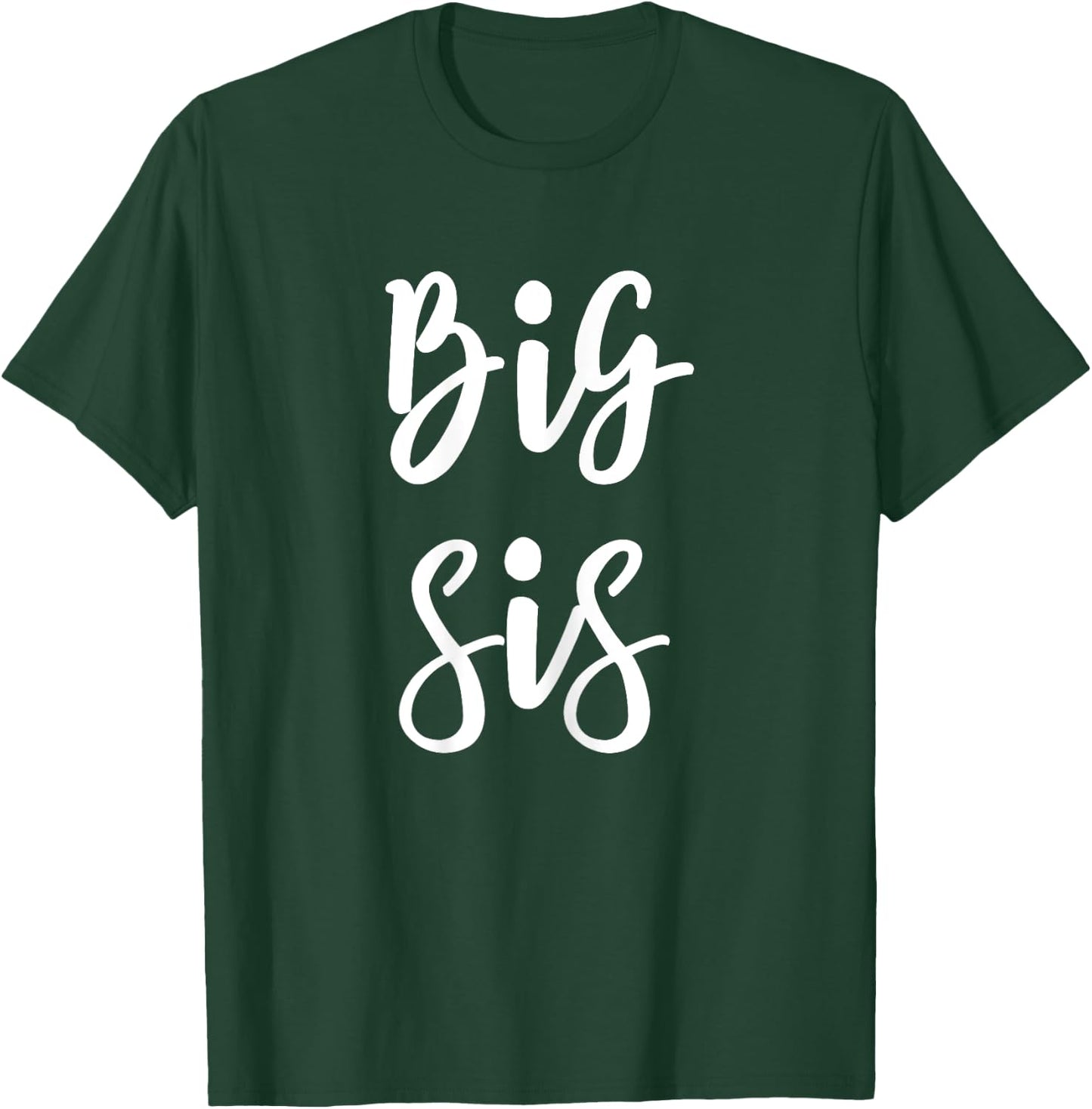 Big Sis for Big Little Brother and Sister Siblings Matching T-Shirt - T-Shirt | Forest