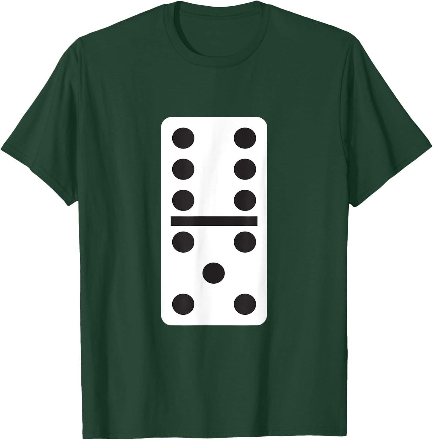 Six Five Dominoes Easy Halloween Costume Domino Game T-Shirt - T-Shirt | Forest
