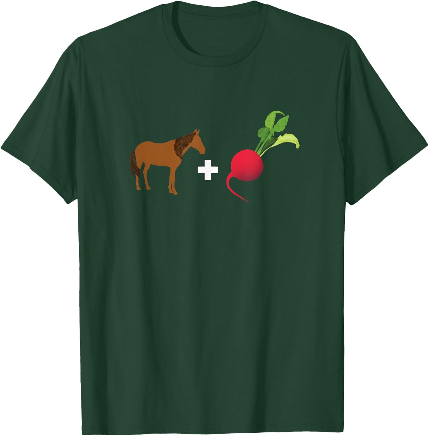 Horse Radish Funny Vegetable Pun, Horseradish Foodie T-Shirt - T-Shirt | Forest