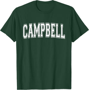 CAMPBELL CA CALIFORNIA USA Vintage Sports Varsity Style T-Shirt - T-Shirt | Forest