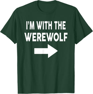 I'm With The WEREWOLF Halloween Costume T-Shirt - T-Shirt | Forest