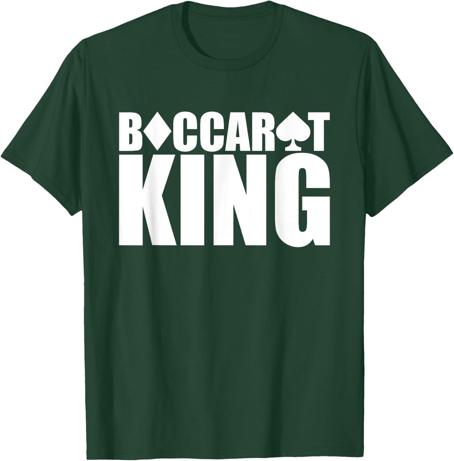 Baccarat King Fun Baccarat Cards Games-Baccarat Is My Game T-Shirt - T-Shirt | Forest