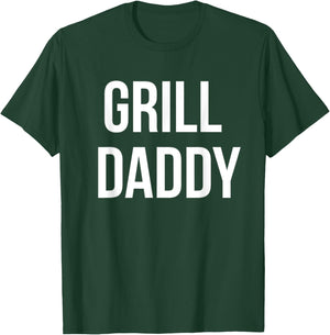 Funny Grill Daddy BBQ And Smoking For Father's Day Grilling T-Shirt - T-Shirt | Forest