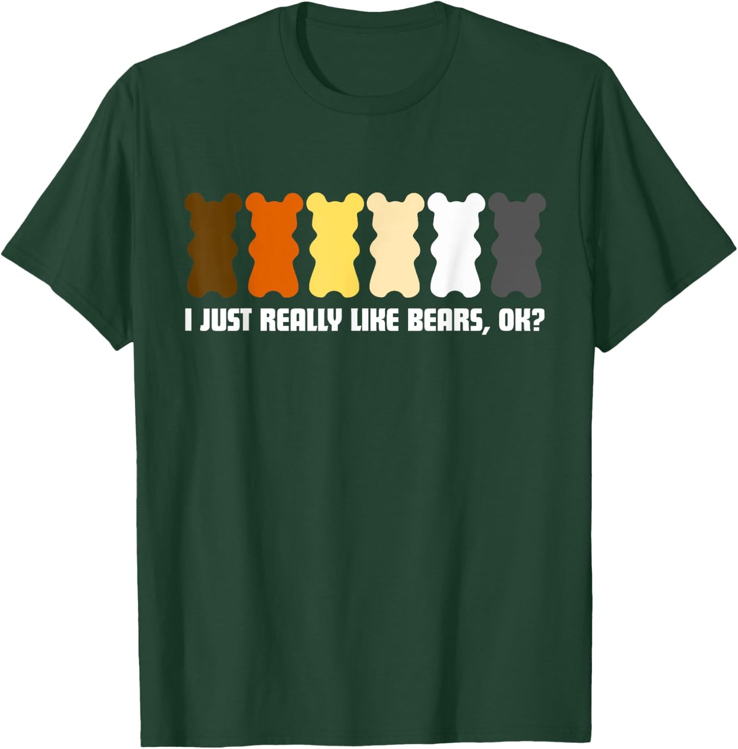 Cool Rainbow Gay Bear Funny 2019 Gay Pride Month T-Shirt - T-Shirt | Forest