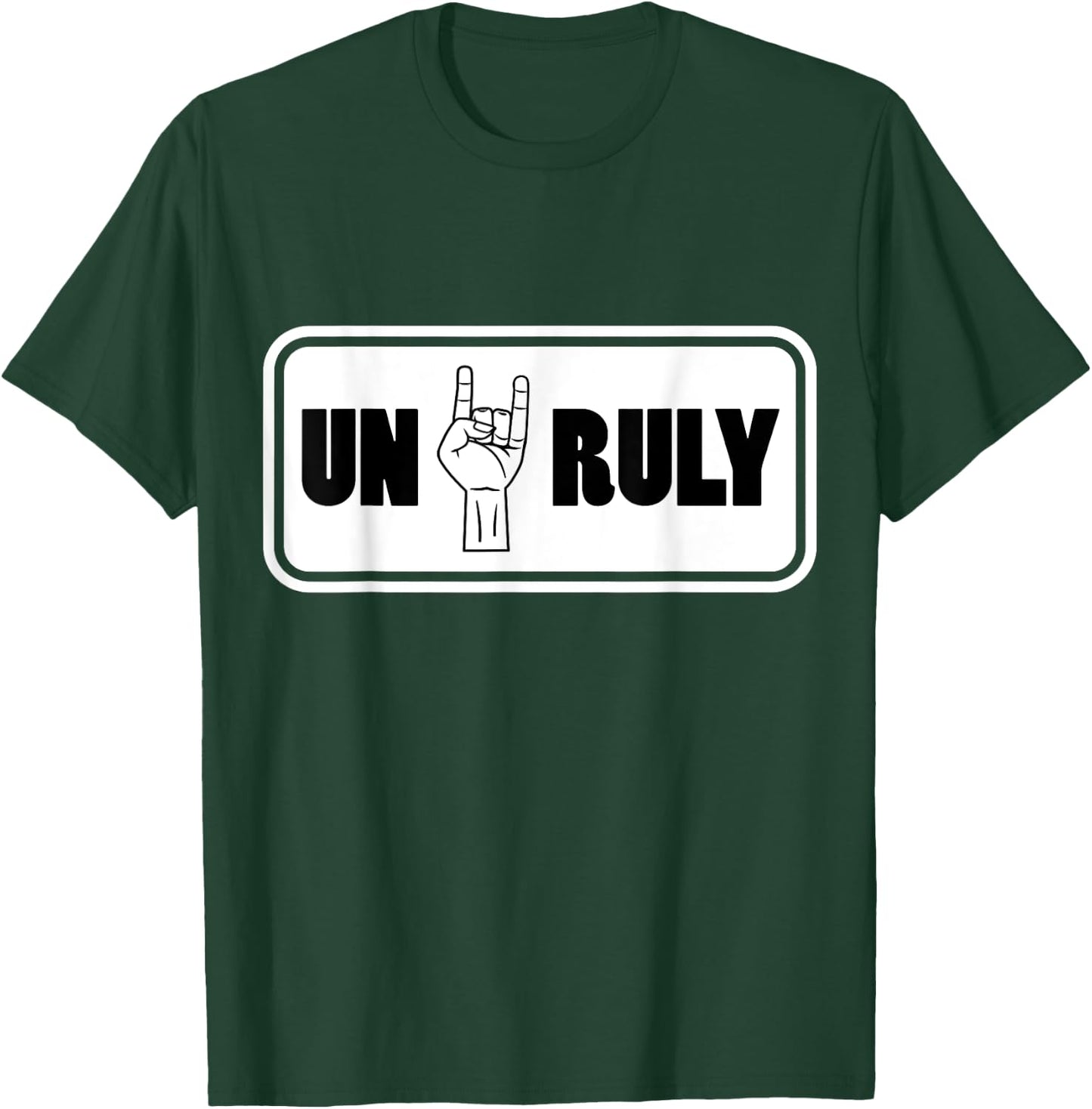 Unruly Jamaican Dancehall Reggae Music Island T-Shirt - T-Shirt | Forest