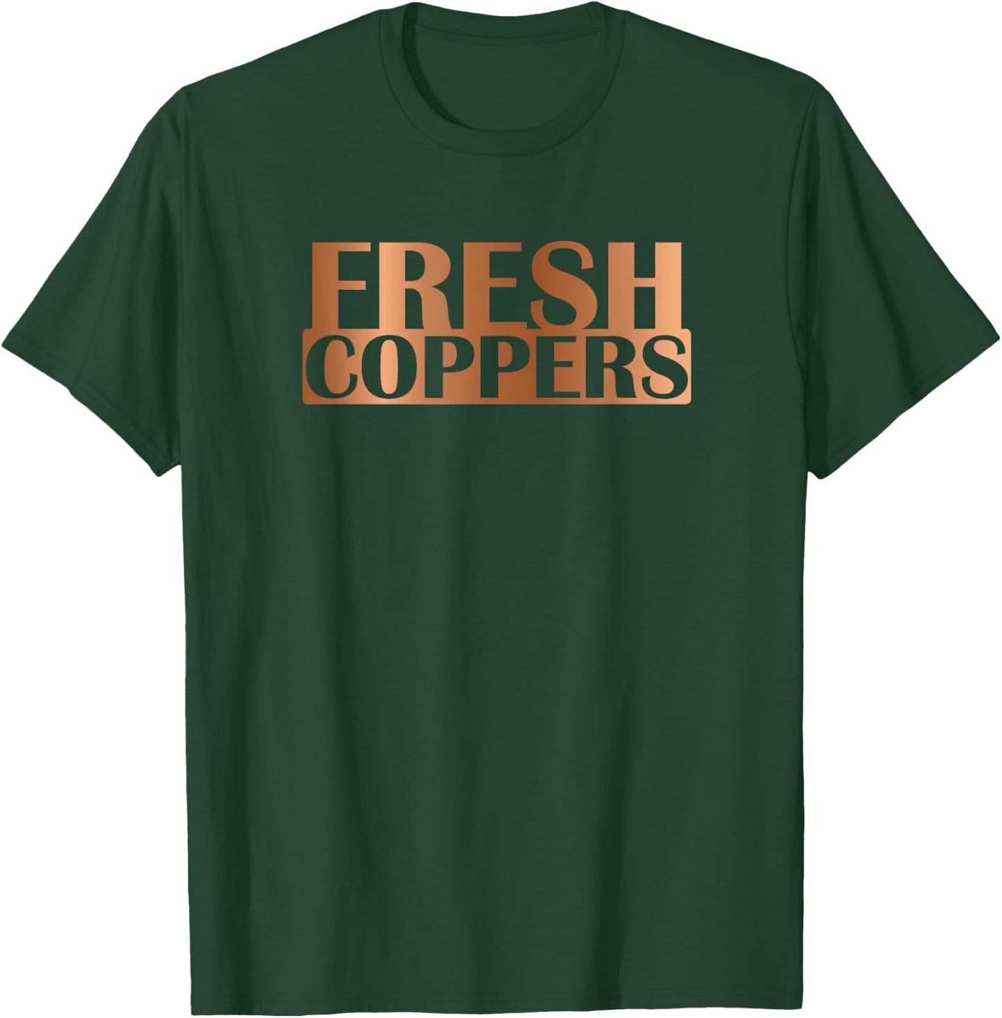 Fresh Coppers Foams Sneaker Foamposite Match T-Shirt - T-Shirt | Forest