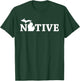 Michigan Midwest T Shirt - Mitten Shirt - Native T-Shirt - T-Shirt | Forest