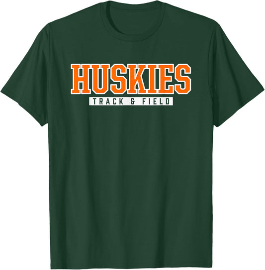 Hamilton Heights Huskies Track & Field T-Shirt - T-Shirt | Forest