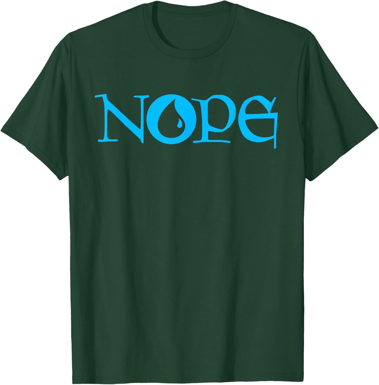NOPE | Dark Blue Magic | Island Mana Symbol T-Shirt - T-Shirt | Forest