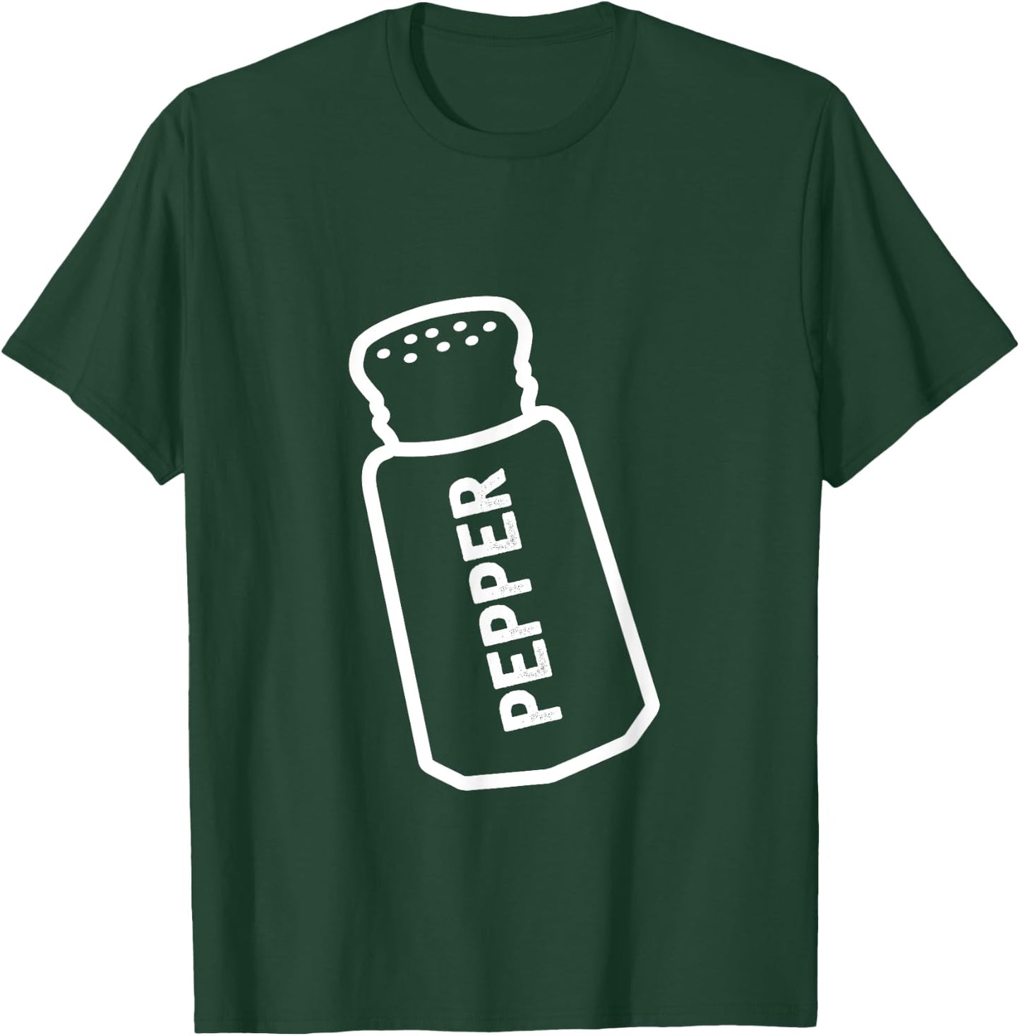 BFF Costume Salt & Pepper Lazy Halloween Costumes T-Shirt - T-Shirt | Forest