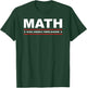 MATH MAKE AMERICA THINK HARDER Andrew Yang 2020 T-Shirt - T-Shirt | Forest