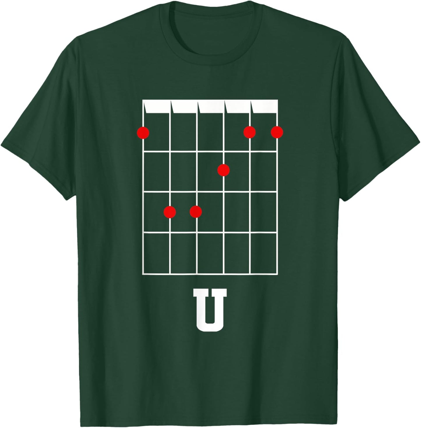 F U Funny Guitar Chord For Guitarists T-Shirt - T-Shirt | Forest