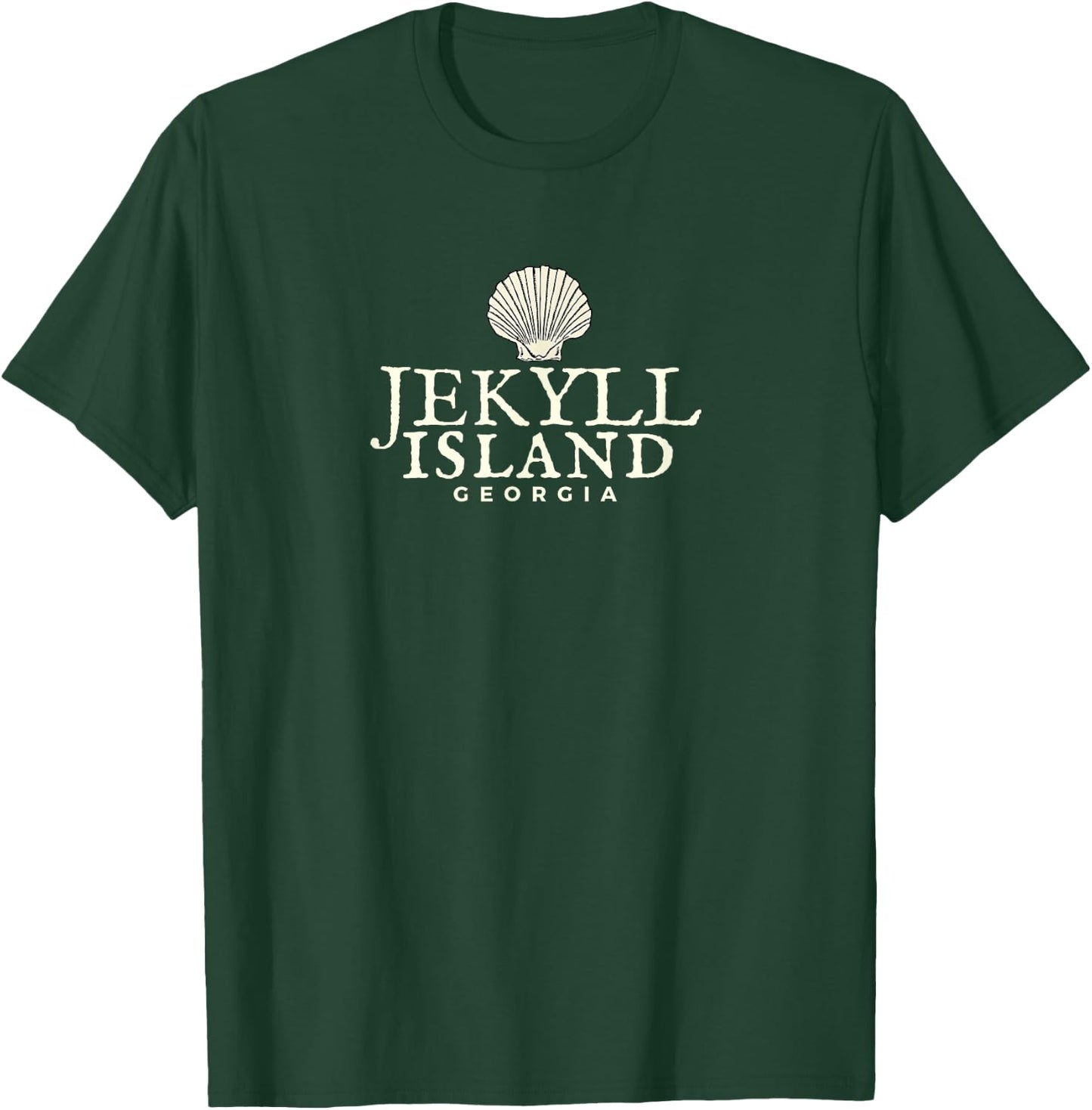Jekyll Island , Georgia Ocean Shell Shirt T-Shirt - T-Shirt | Forest