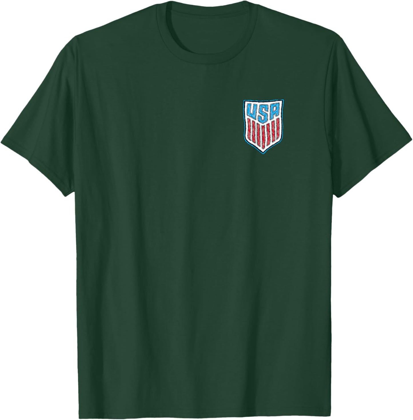 United States Soccer Spiral Goal USMNT Officially Licensed T-Shirt - T-Shirt | Forest