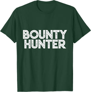 Bounty Hunter Minimalist Stylized Funny T-Shirt - T-Shirt | Forest