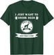 I Just Want To Drink Beer Pet My Dog And Take A Nap Men Women T-Shirt - T-Shirt | Forest