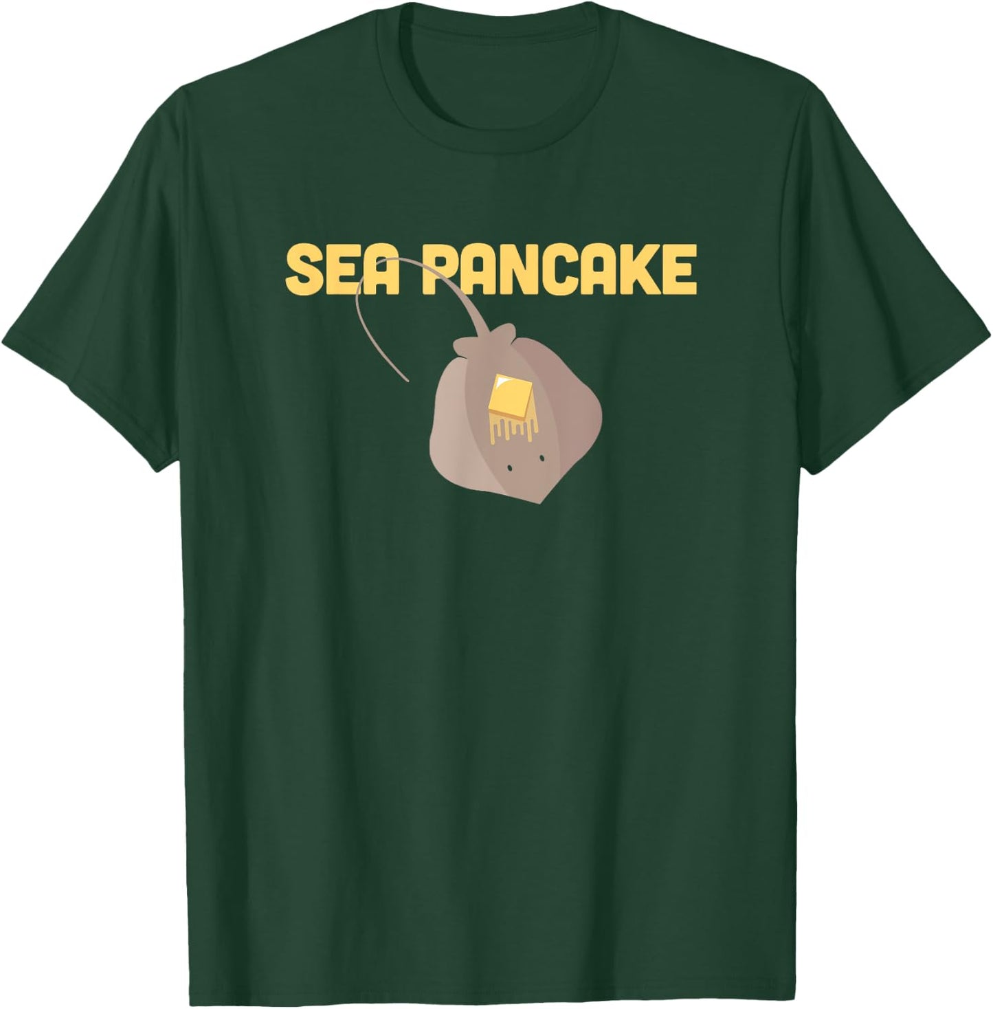 Sting Ray, Ocean Creature, & Skate / Pancake Stingray T-Shirt - T-Shirt | Forest
