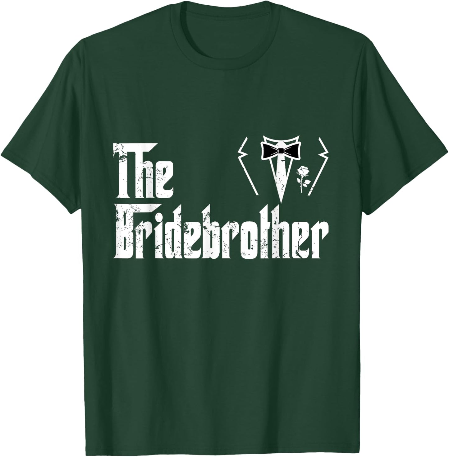 Family Brother Of The Bride Bridal Gift Groom Wife Wedding T-Shirt - T-Shirt | Forest