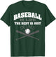 Baseball is life baseball apparel t shirt T-Shirt - T-Shirt | Forest