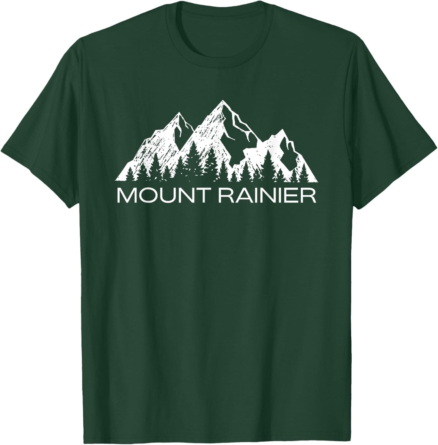 Mount Rainier Shirt Mt Rainier National Park Washington Gift T-Shirt - T-Shirt | Forest
