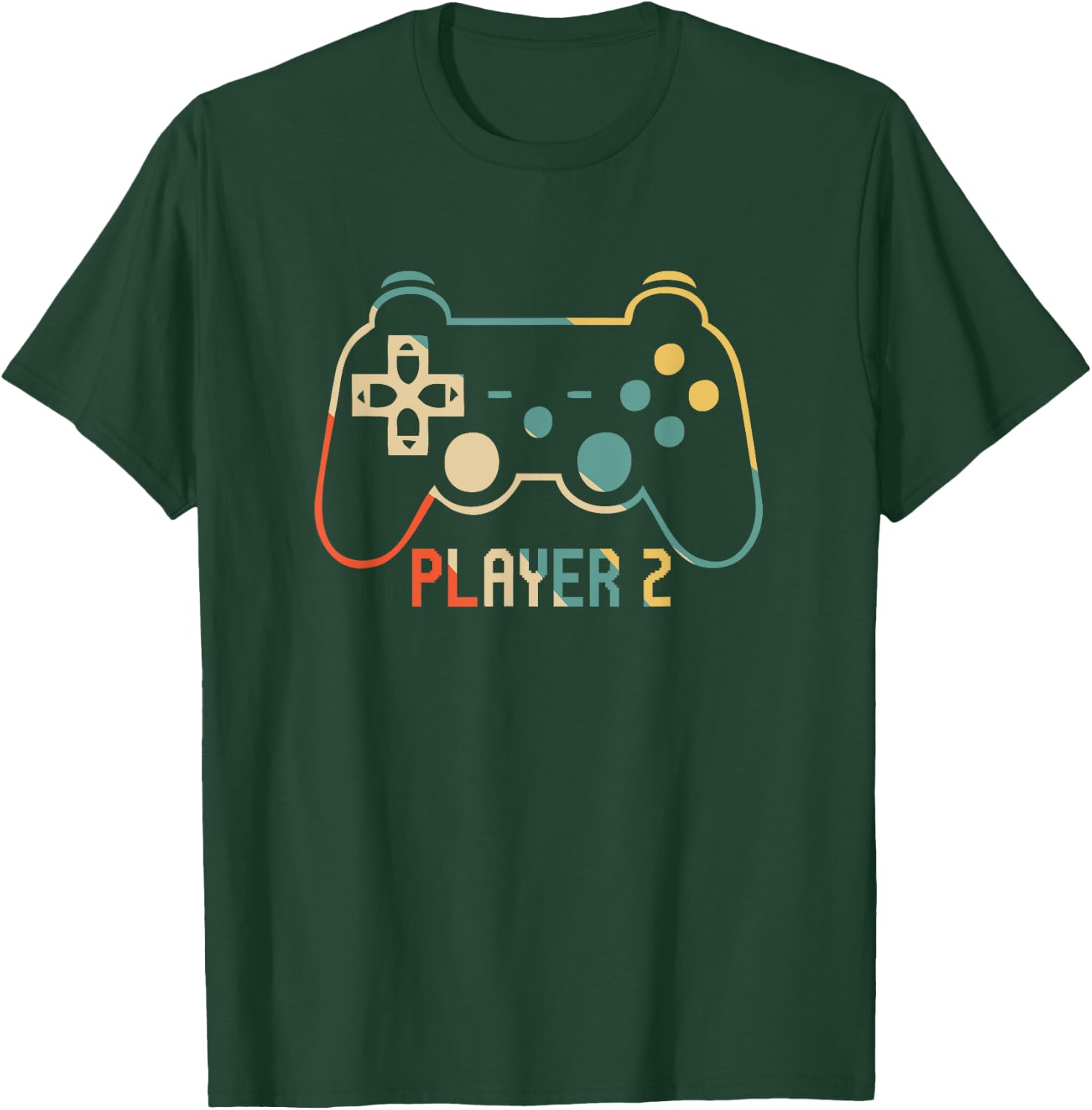 Matching Gamer for Dad, Mom & kids Player 1,2,3 T-Shirt - T-Shirt | Forest