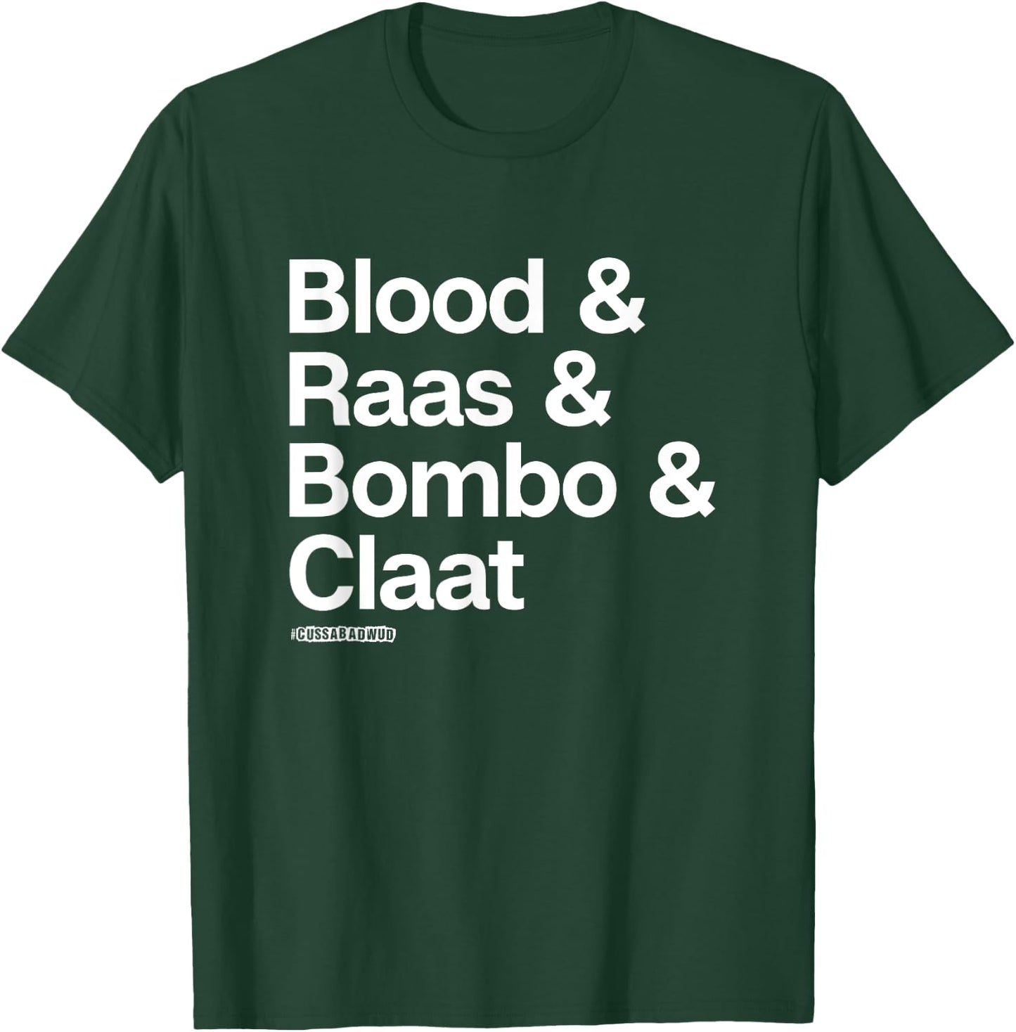Cuss a Bad Wud! Funny Jamaican Swear Words T-Shirt - T-Shirt | Forest