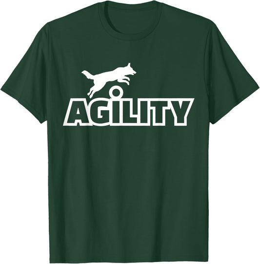 Dog agility Women Kids T-Shirt - T-Shirt | Forest