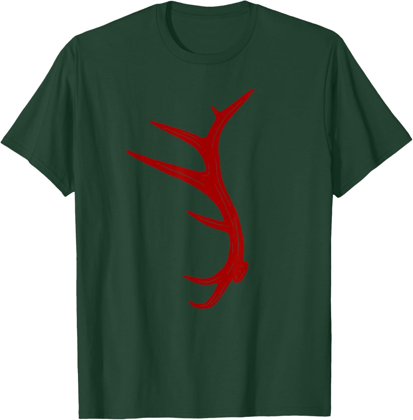 Elk Hunting Bull Antler Shed T-Shirt - T-Shirt | Forest