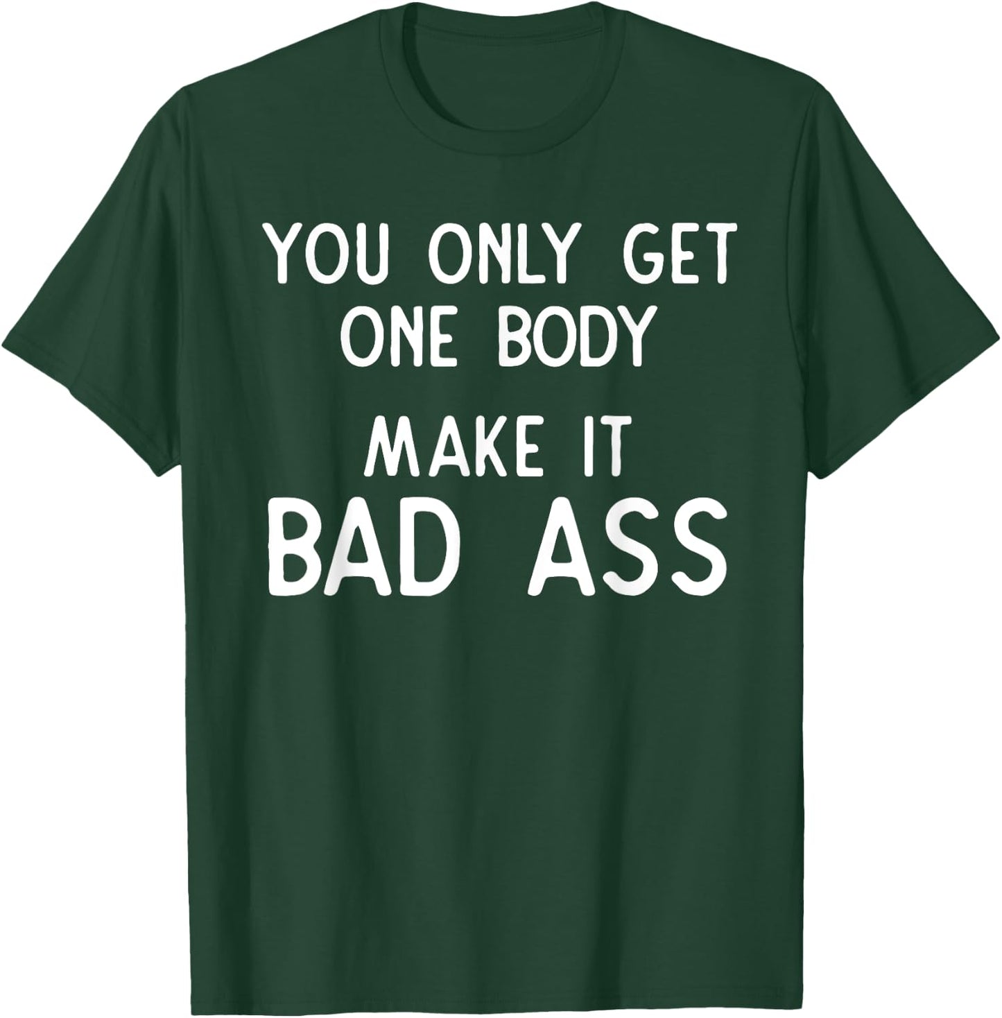 Gym Motivational Quote Gift Workout Fitness Meme Slogan T-Shirt - T-Shirt | Forest