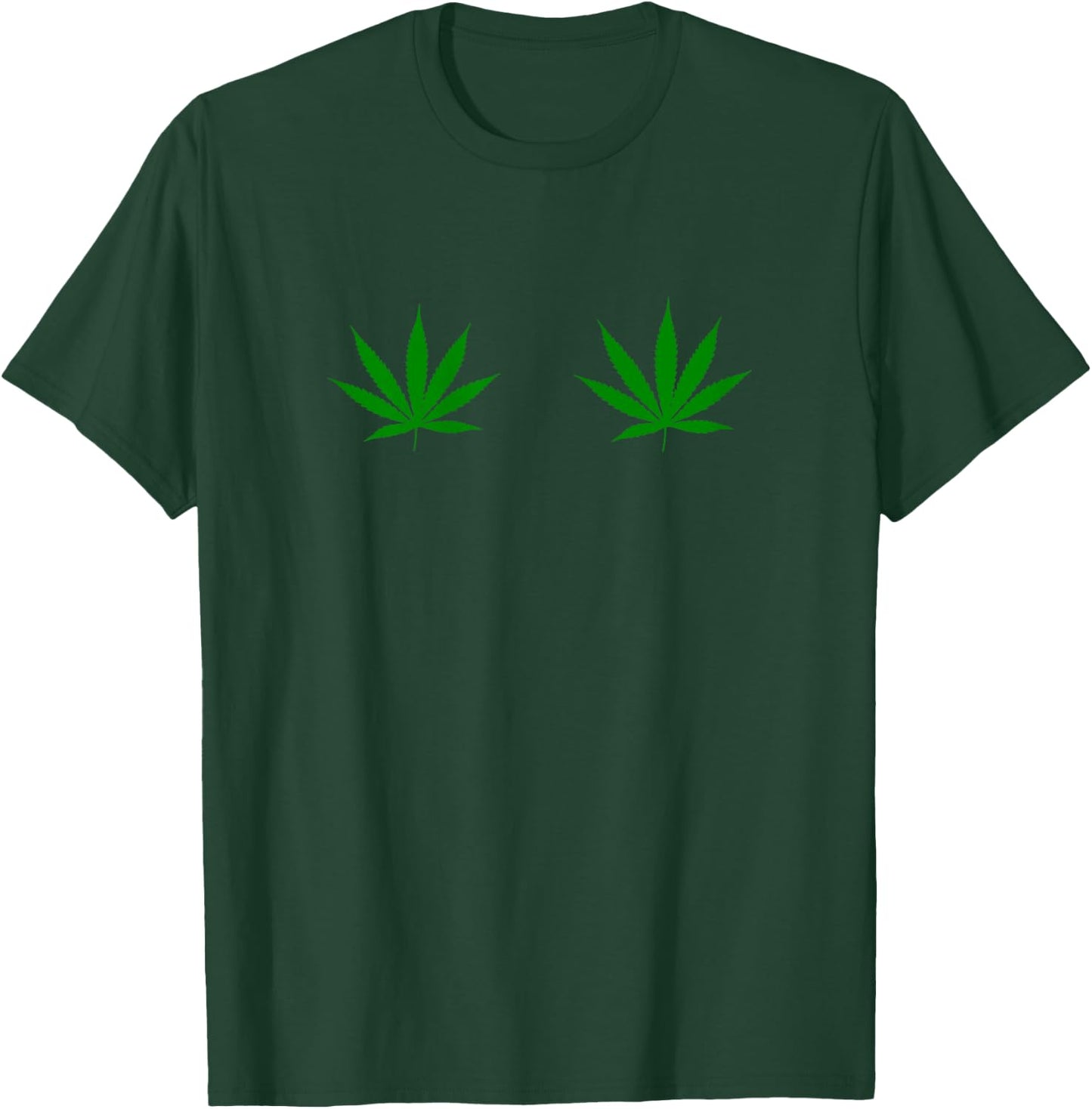 Halloween Mermaid Costume Cannabis Weed Leaf Marijuana Shirt T-Shirt - T-Shirt | Forest