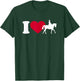 I love horse riding T-Shirt - T-Shirt | Forest