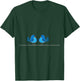 Blue Birds on a wire T-Shirt - T-Shirt | Forest