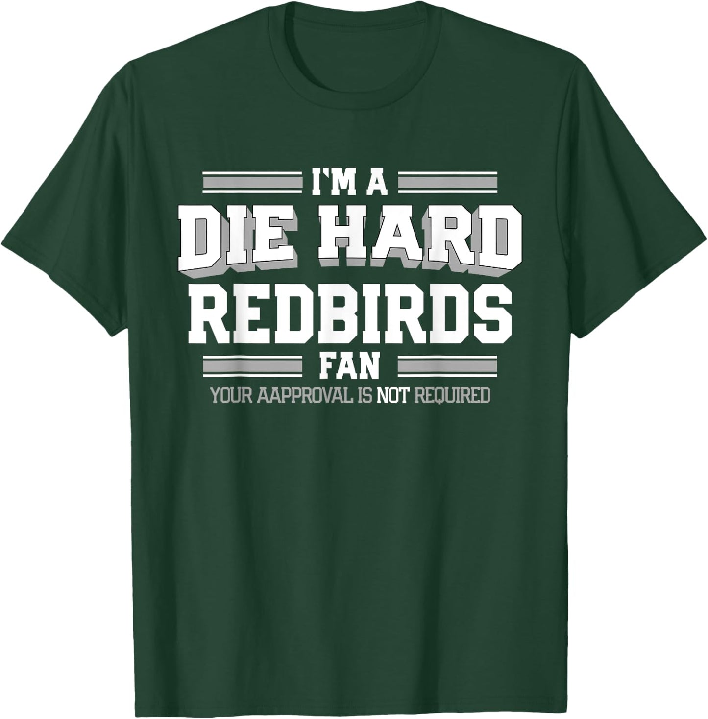 Redbirds Alton Die Hard Fan HS T-Shirt - T-Shirt | Forest