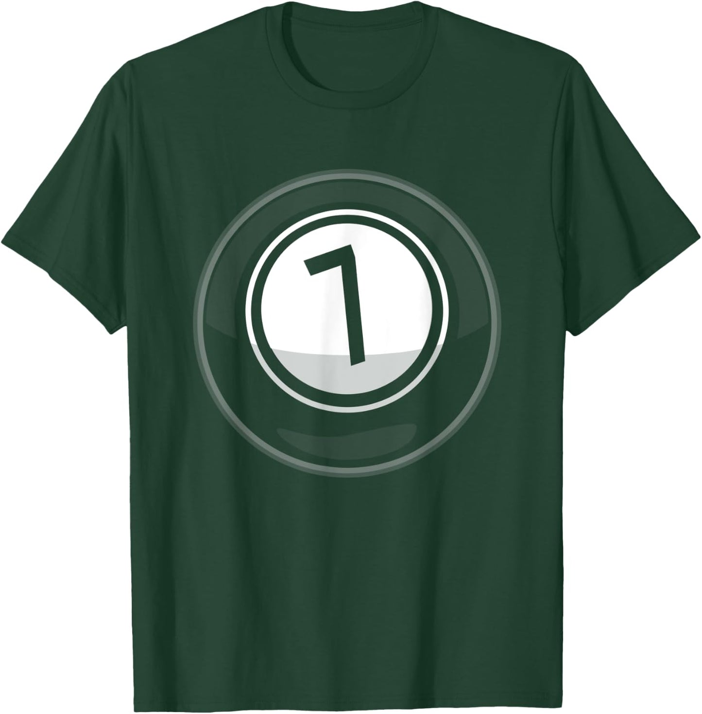 Matching Halloween Costume Set Billiard Balls 7 Ball T-Shirt - T-Shirt | Forest