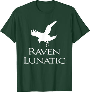 Raven Lunatic Funny Goth Gothic Cute Gift Women bird Lovers T-Shirt - T-Shirt | Forest