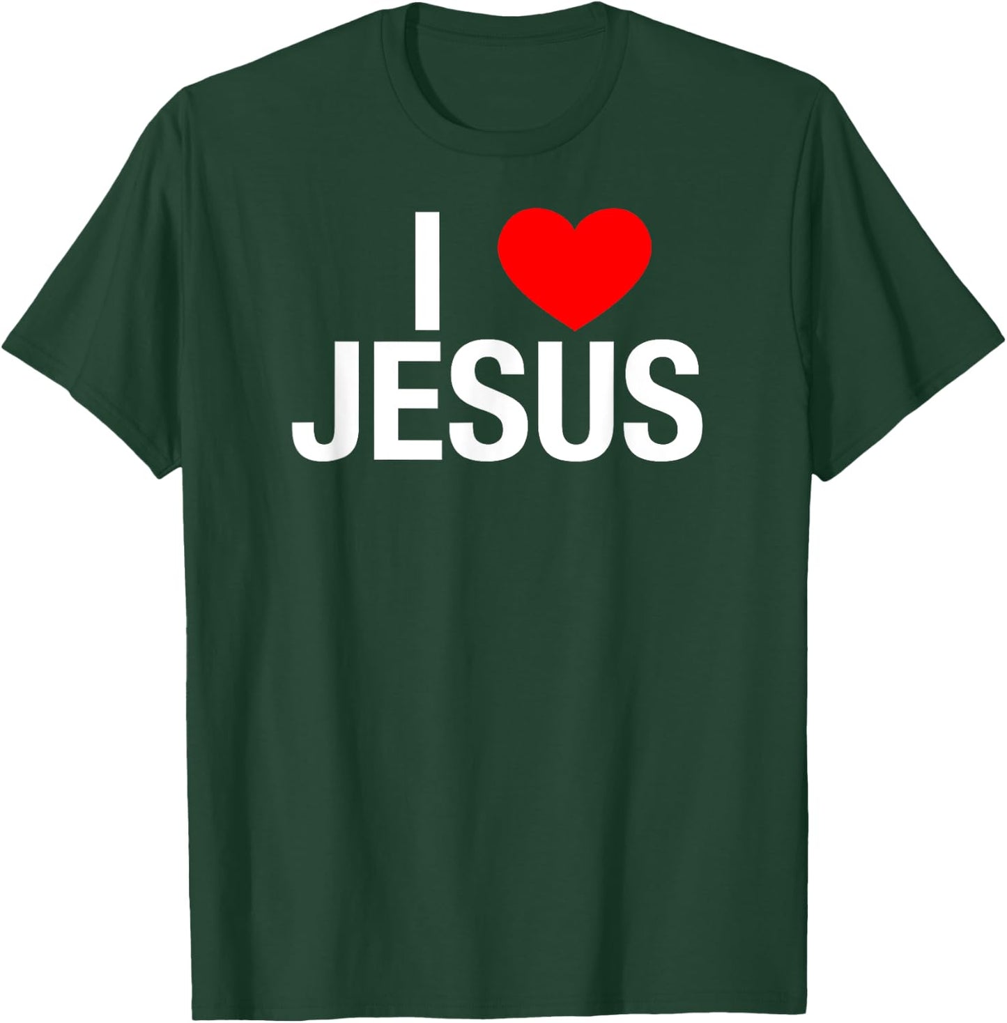 I Love Jesus - I Heart Jesus T Shirt T-Shirt - T-Shirt | Forest