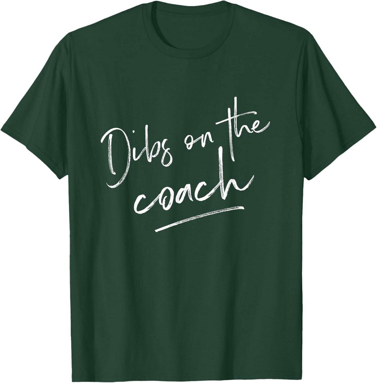 Dibs On The Coach Shirt for Coach's Wife Funny Baseball T-Shirt - T-Shirt | Forest
