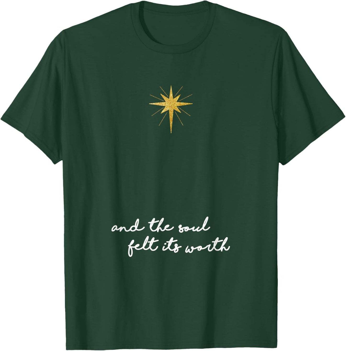 Christmas Men Kids Oh Holy Night Star T-Shirt - T-Shirt | Forest
