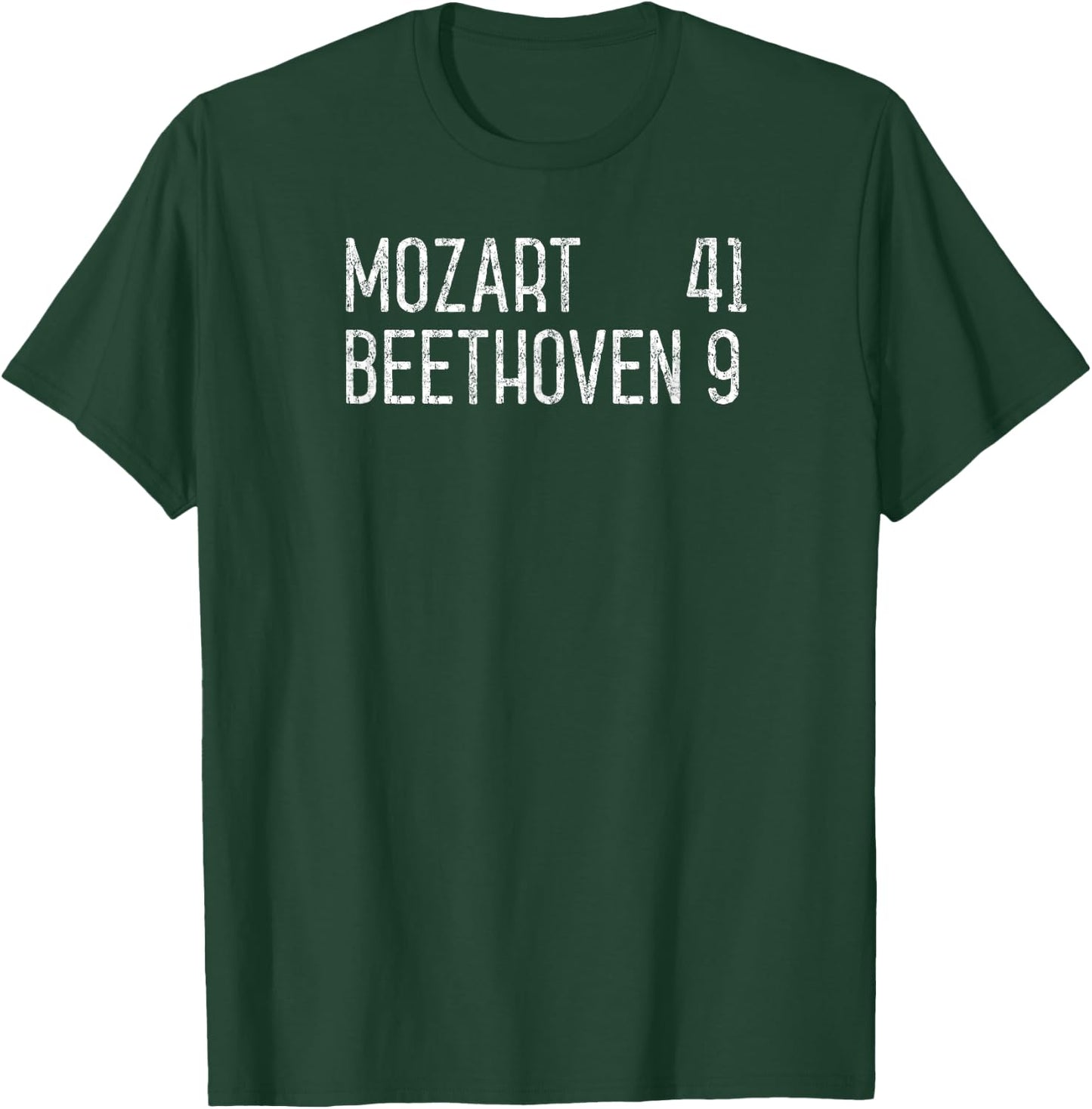 Mozart Beethoven Symphony Scoreboard funny classical music T-Shirt - T-Shirt | Forest