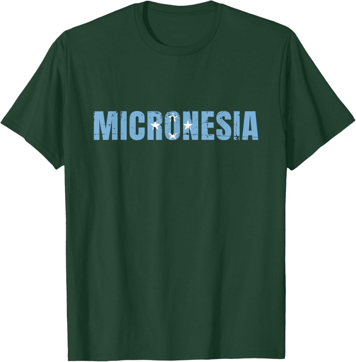 Kosrae Pohnpei Chuuk Yap Micronesia Flag Funny Gift T-Shirt - T-Shirt | Forest