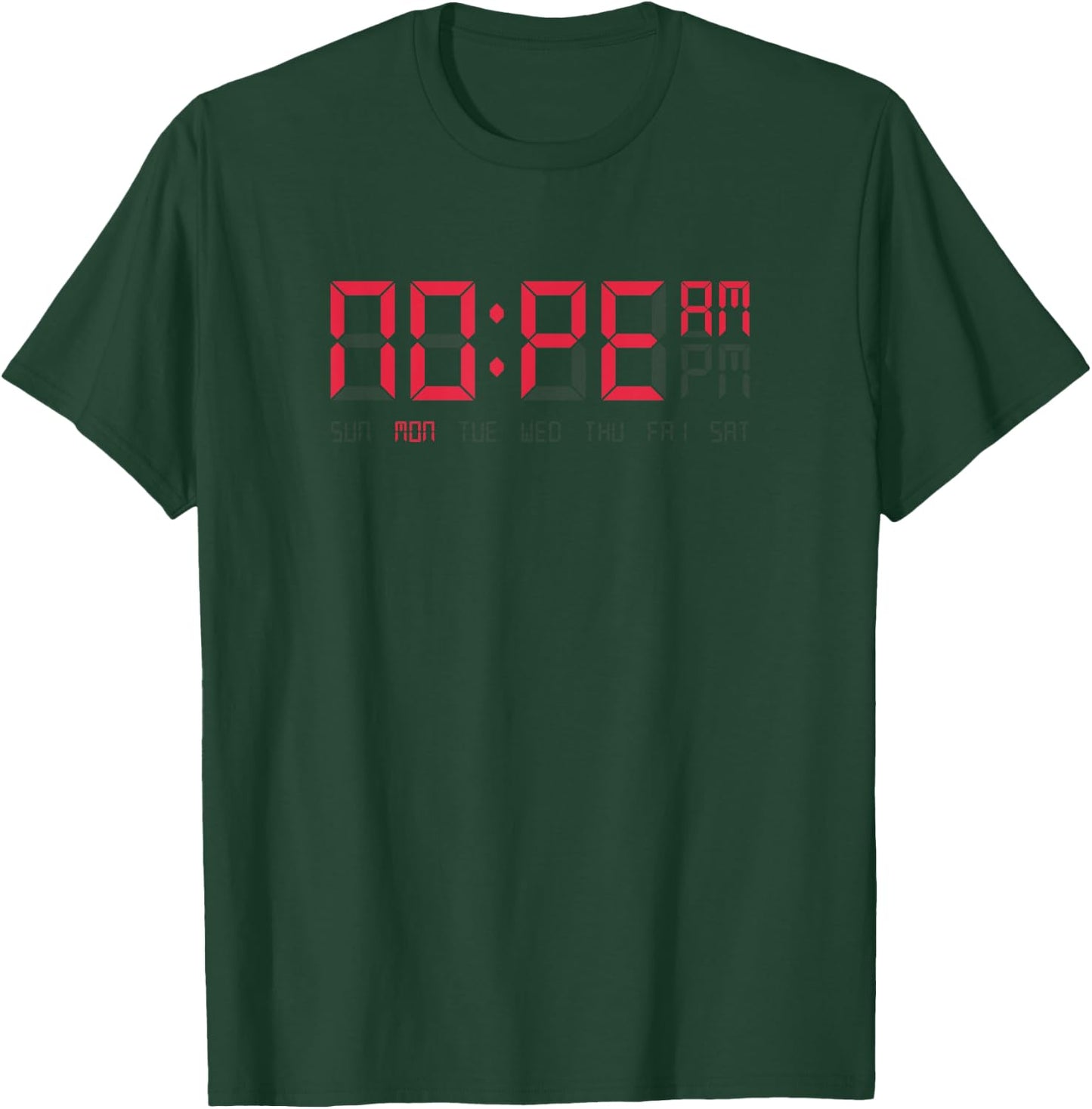 Nope O'Clock Funny Procrastinator Lazy Person Gift T-Shirt - T-Shirt | Forest