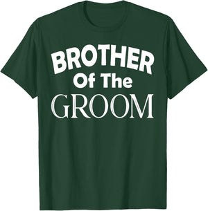 Brother Of The Groom Wedding Gift T-Shirt - T-Shirt | Forest