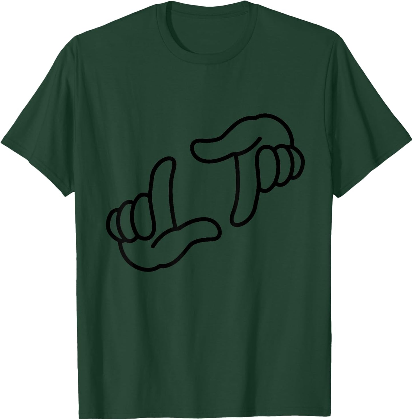 L7 Weenie Funny Loser Hands Vintage 90s T-Shirt - T-Shirt | Forest