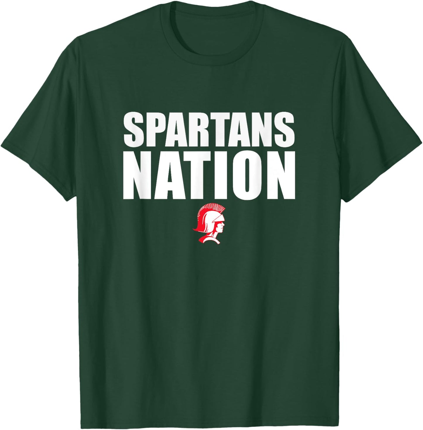 Connersville Spartans Logo Nation HS T-Shirt - T-Shirt | Forest