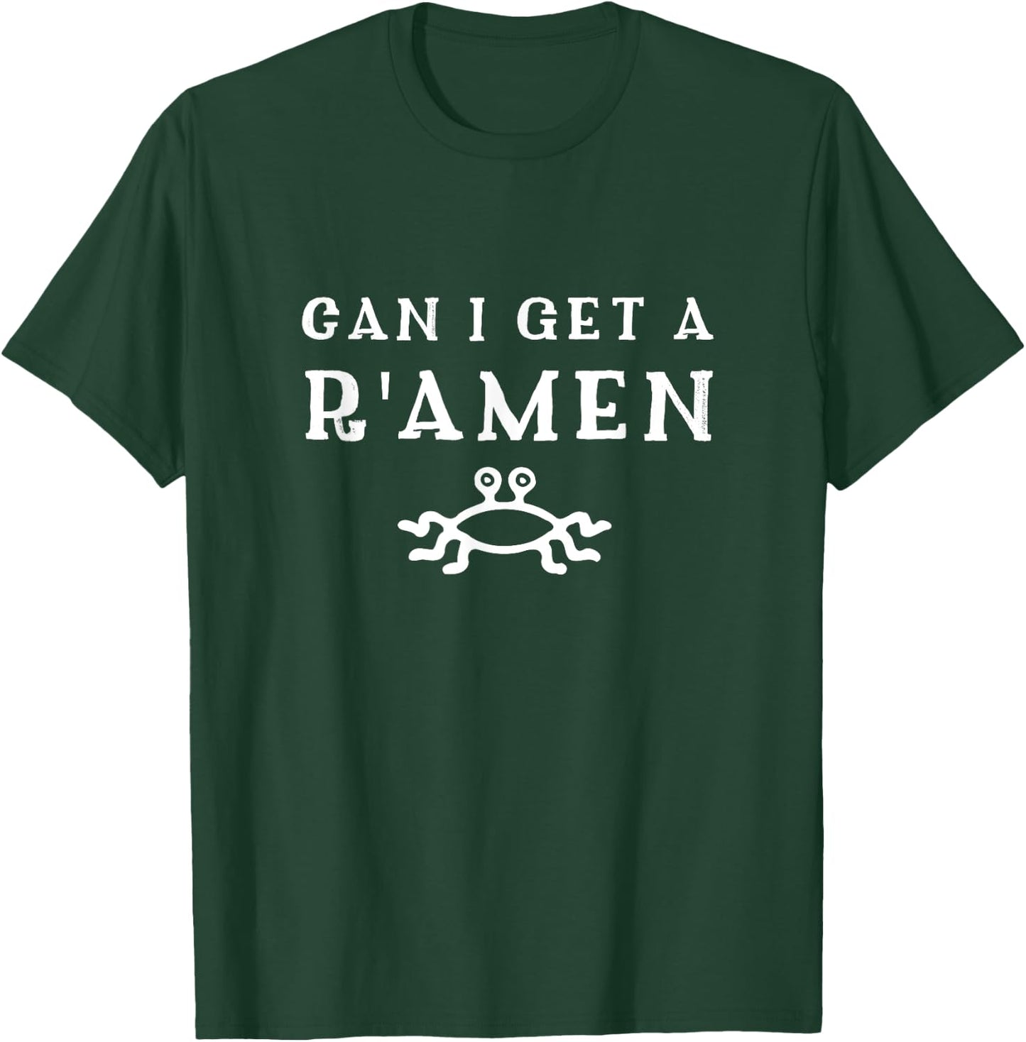 Church of the Flying Spaghetti Monster - Official - - Adult - Free Thinkers, Atheists, Pastafarians - Black - Small - Short Sleeve - - Funny FSM T-Shirt - T-Shirt | Forest