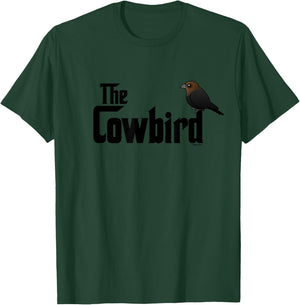 Funny Cartoon Cowbird Bird T-Shirt - T-Shirt | Forest