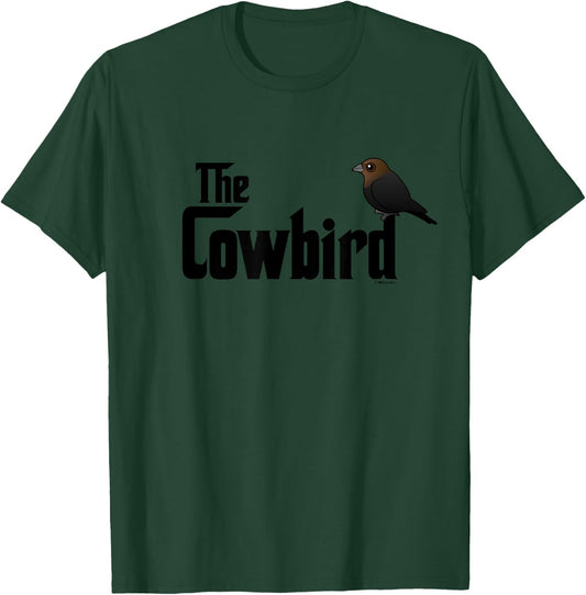 Funny Cartoon Cowbird Bird T-Shirt - T-Shirt | Forest