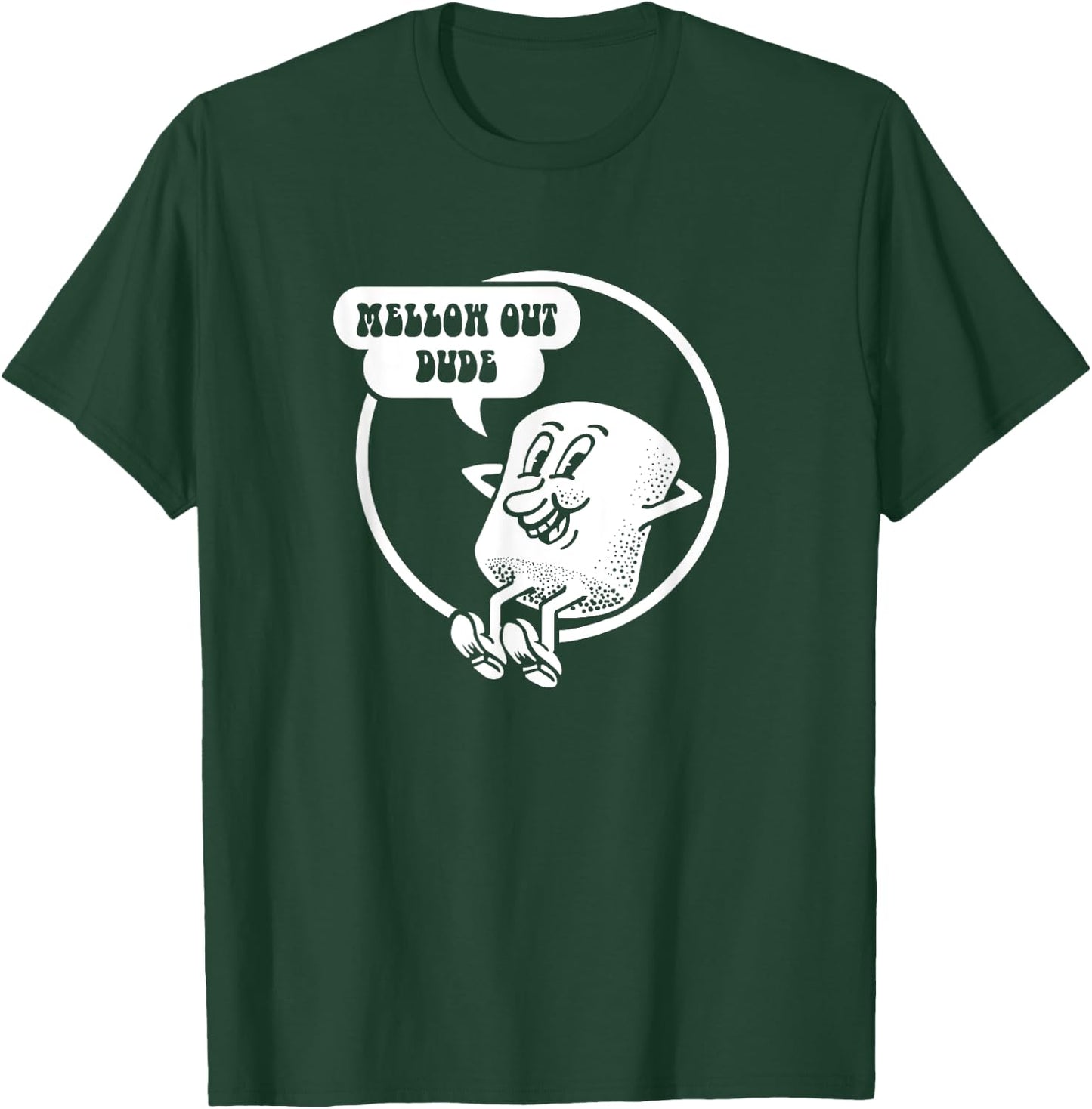 Cute funny marshmellow mellow out gift T-Shirt - T-Shirt | Forest