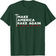 Make America Rake Again Funny Pun Raking Leaves Fall T-Shirt - T-Shirt | Forest