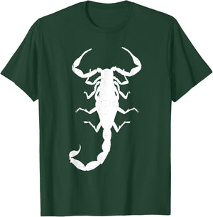Cool Scorpion Design , Women, Teens Kids White Print T-Shirt - T-Shirt | Forest